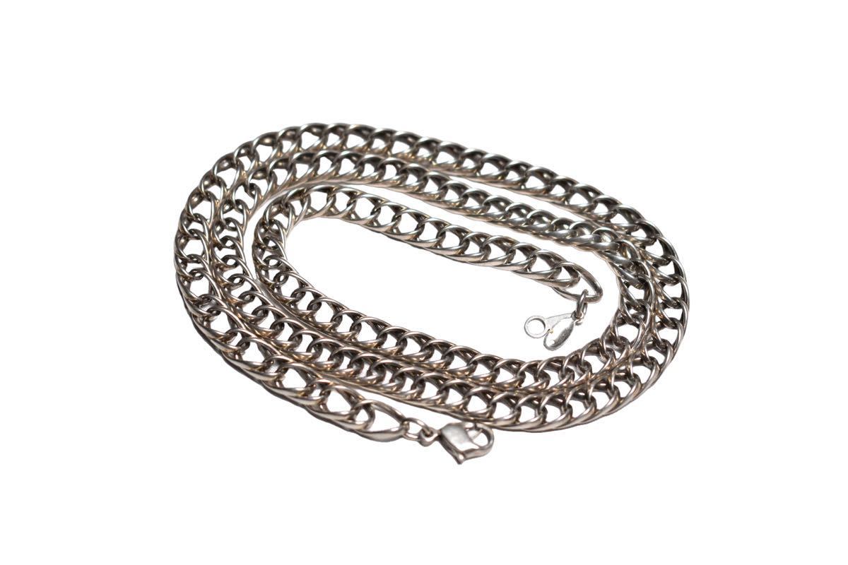 極太41g【喜平 チェーン ネックレス】58cm 幅6.5mm シルバー925 SILVER 貴金属 キヘイ アクセサリー HIPHOP ジュエリー拍卖