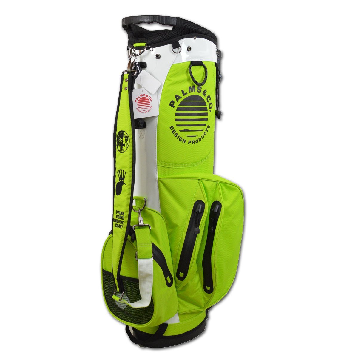 【キウイ KIWI】キャディバッグ スタンド式 グリーン KIWI9CB01U223-60 Palms&co. ゴルフ レア 8.5インチ かっこいい 軽量 @拍卖