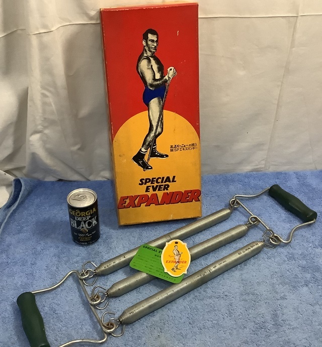 昭和レトロ 高級エキスパンダー SPECIAL EVER EXPANDER 箱付 検 スポーツ トレーニング 筋トレ グッズ拍卖