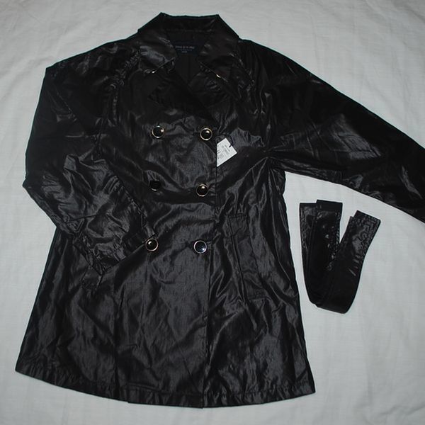 Last コムサデモード 140 日本製 防水×防風 軽い撥水コート 黒 拍卖