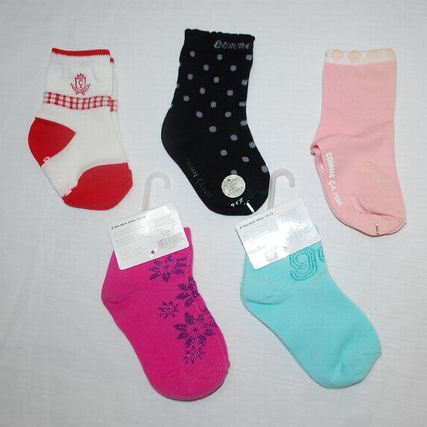 コムサイズム・GAP 11/12cm クルーソックス 靴下5足セットB 綿混拍卖