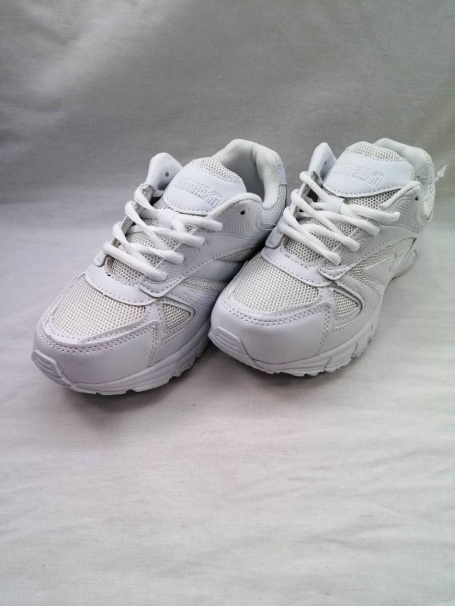 訳あり△A0915118 人気 ホワイト スニーカー 22.5cm 白 運動靴 通学靴 作業靴 ウオーキングシューズ 男女兼用 16249-wht-225拍卖
