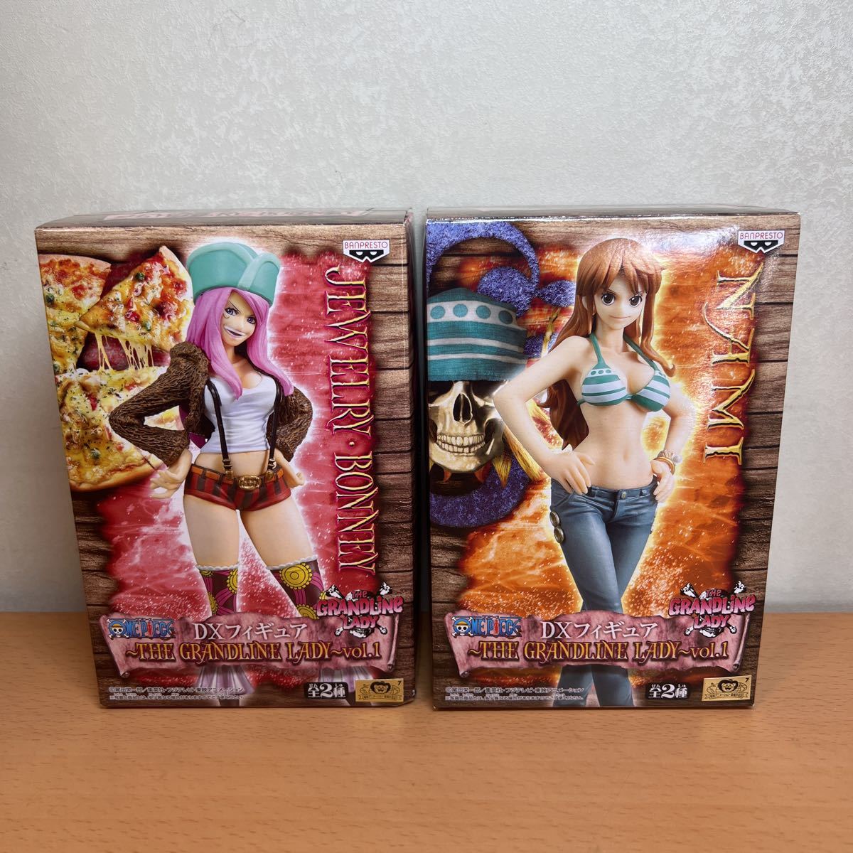 送料無料 ワンピース フィギュア GRANDLINE LADY vol.1 ボニー ナミ 2体セット ☆ グランドライン レディ拍卖