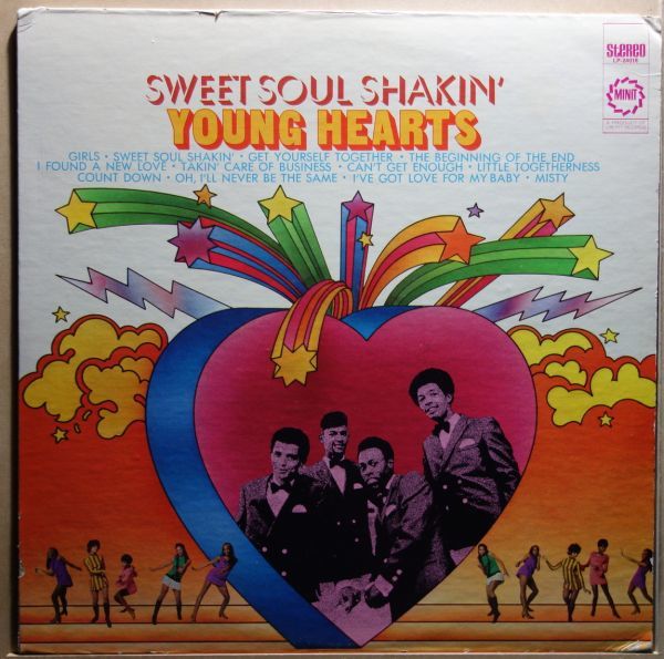 Soul◆USオリジ◆Young Hearts - Sweet Soul Shakin'◆David T. Walker / Paul Humphrey◆Minit / LP-24016◆超音波洗浄拍卖