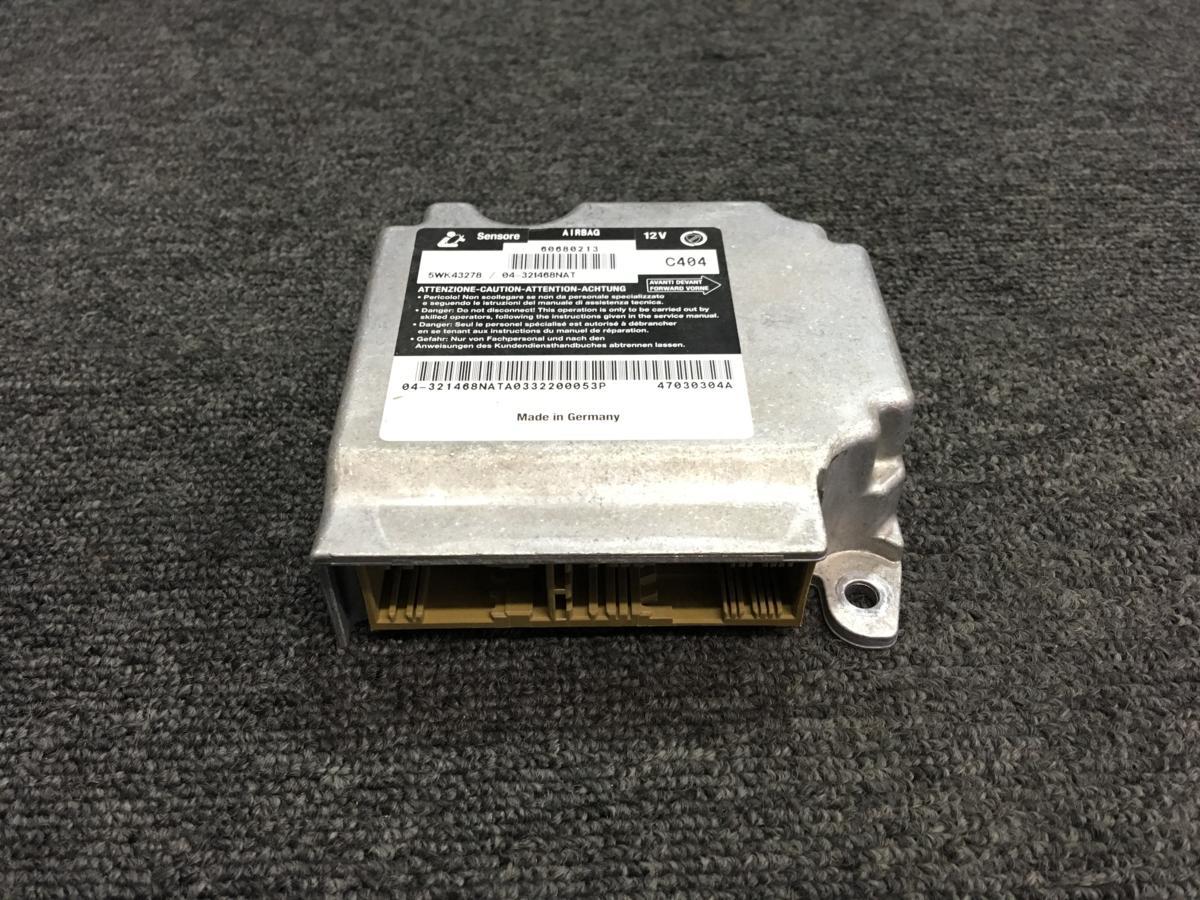【2603】GH-932AC◆アルファロメオ 156 Ti 2.5 V6 6MT 後期 純正 エアバックコンピューター 走行67,307?拍卖