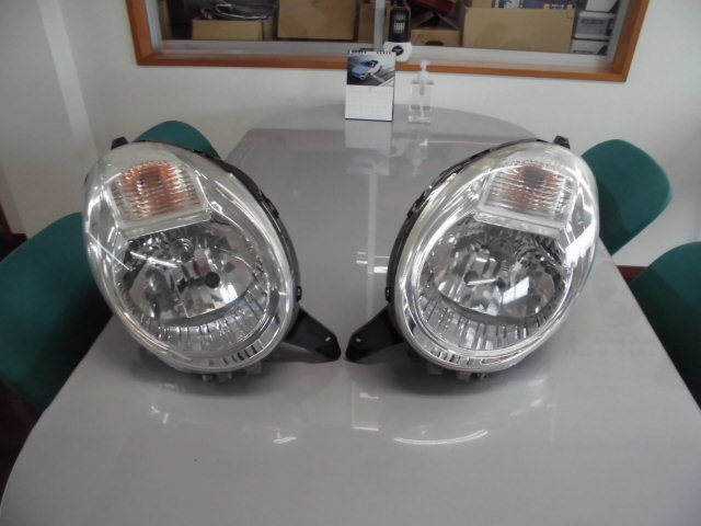 MF22S MRワゴン ヘッドライト左右 セット 取り付けOK ハロゲン レベ付き 0312拍卖