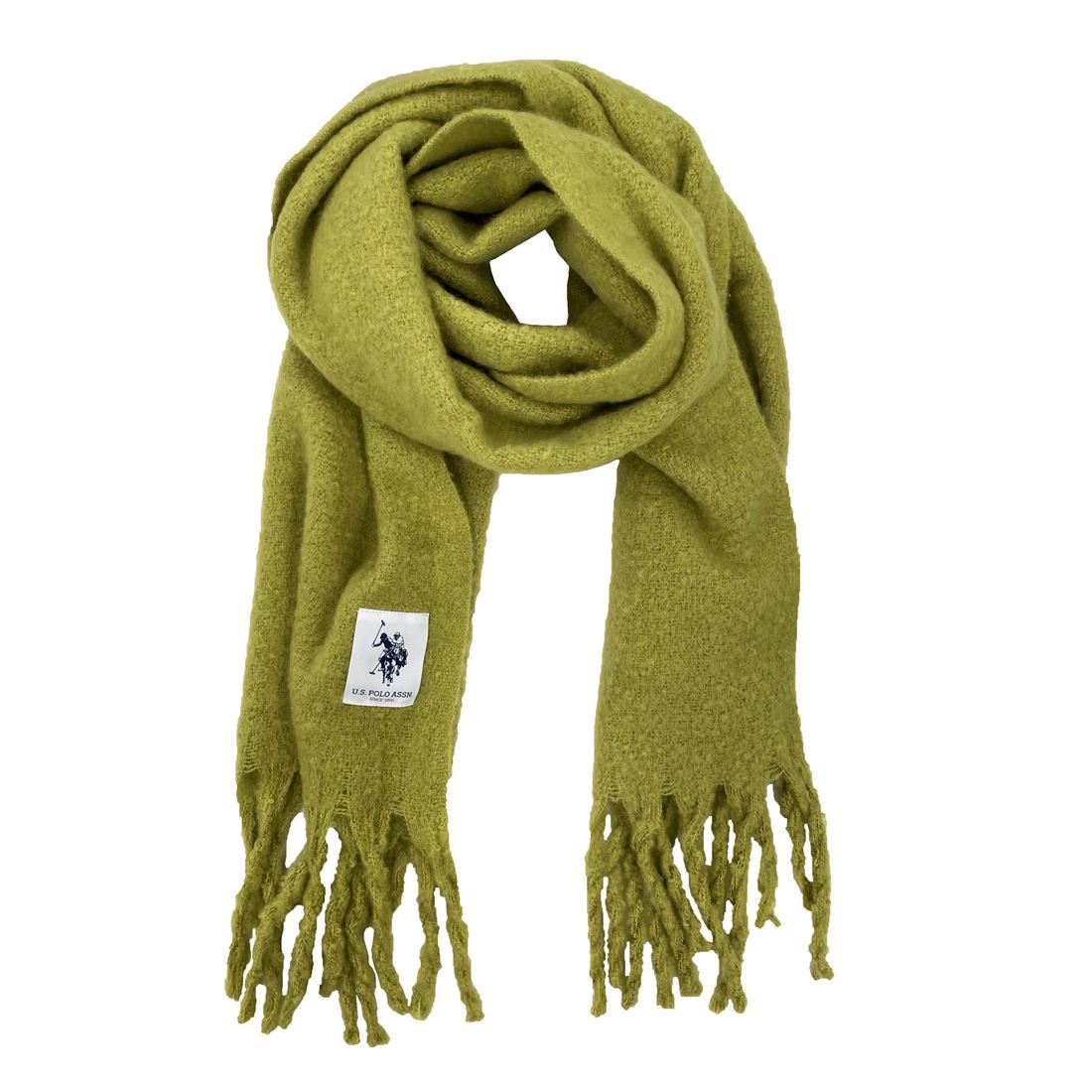 ストール 210x45cm U.S. POLO ASSN.(ユーエス ポロ アッスン)uspa-2010-912752 グリーン/送料無料拍卖
