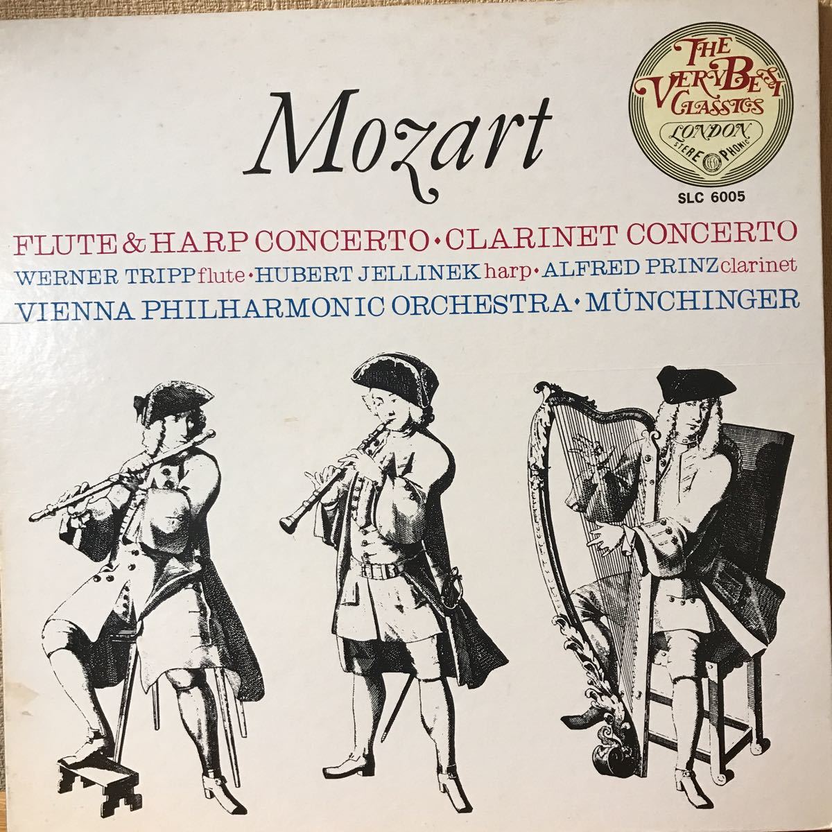 LP. モーツァルト ウィーン・フィルハーモニー管弦楽団 カール・ミュンヒンガー拍卖