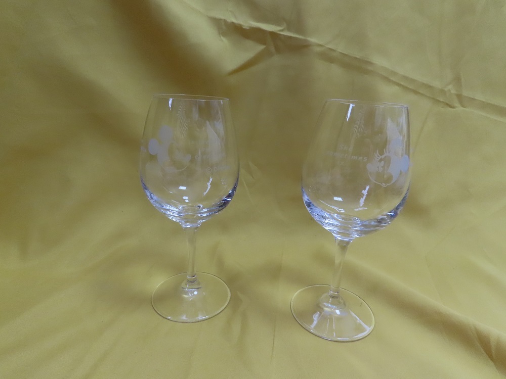 ディズニー ペアステムセット 佐々木硝子 キャラクターズセレクション クリスタル 未使用品拍卖