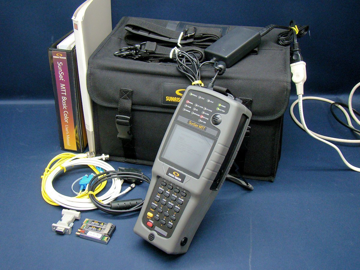SUNRISE TELECOM SunSetMTT Basic Color サンセットベーシック アナライザ サンライズテレコム SDH/SONET 中拍卖