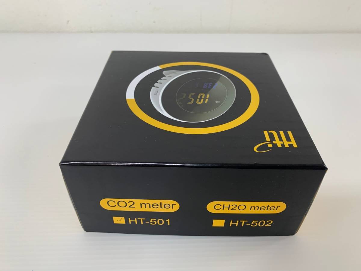 (jt2408)xeast ht-501co2メーター温度湿度計デジタルco2モニター検出器ガス分析装置空気品質センサーリーク検出器拍卖