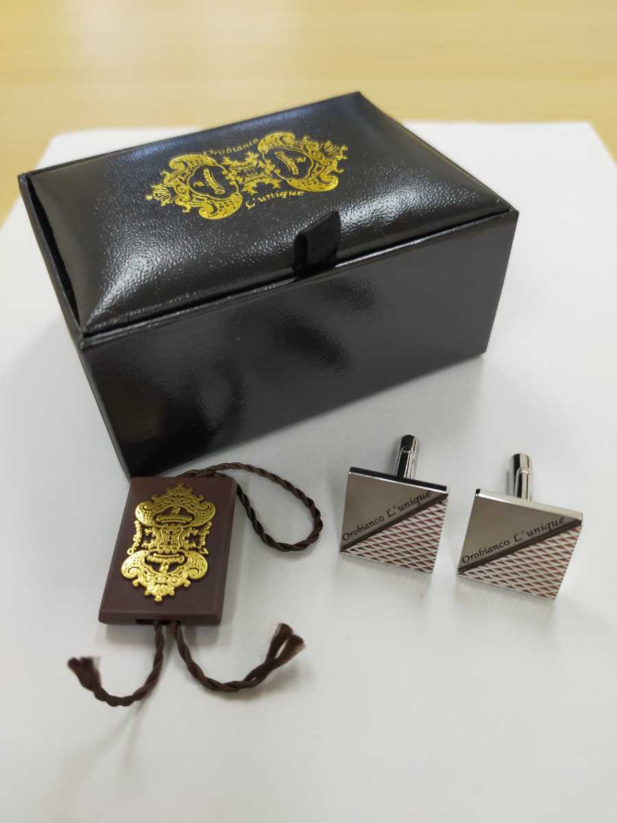 【新品未使用】 オロビアンコ カフスボタン拍卖
