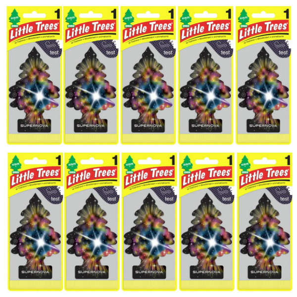 Little Trees リトルツリー エアフレッシュナー 釣り下げ式 芳香剤 スーパーノヴァ 10枚セット USDM拍卖