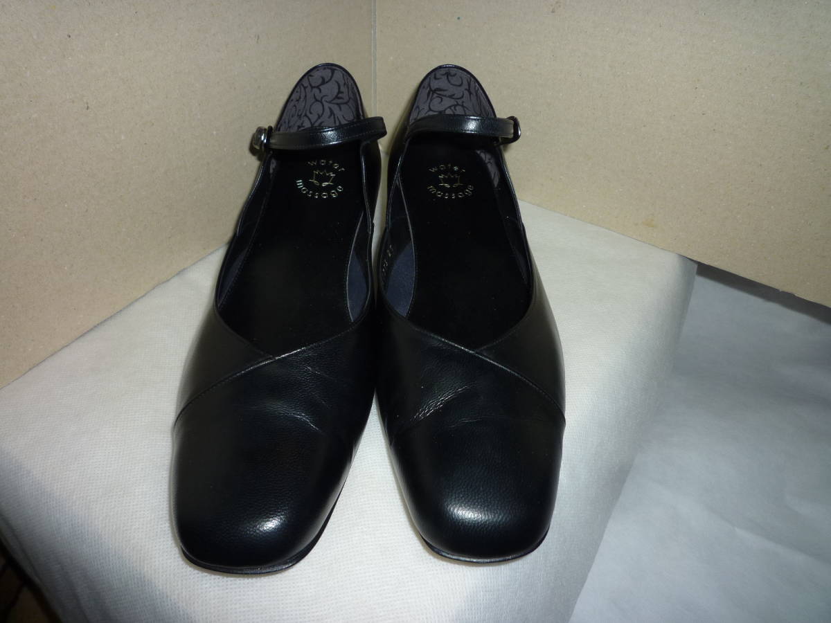 ◆超美品!卑弥呼(warer massage)の定番系ワンストラップパンプス黒26cm◆022765拍卖