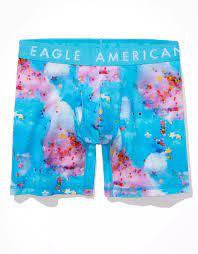 * AE アメリカンイーグル ボクサーブリーフ トランクス AEO Cotton Candy 6" Classic Boxer Brief M / Blue *拍卖