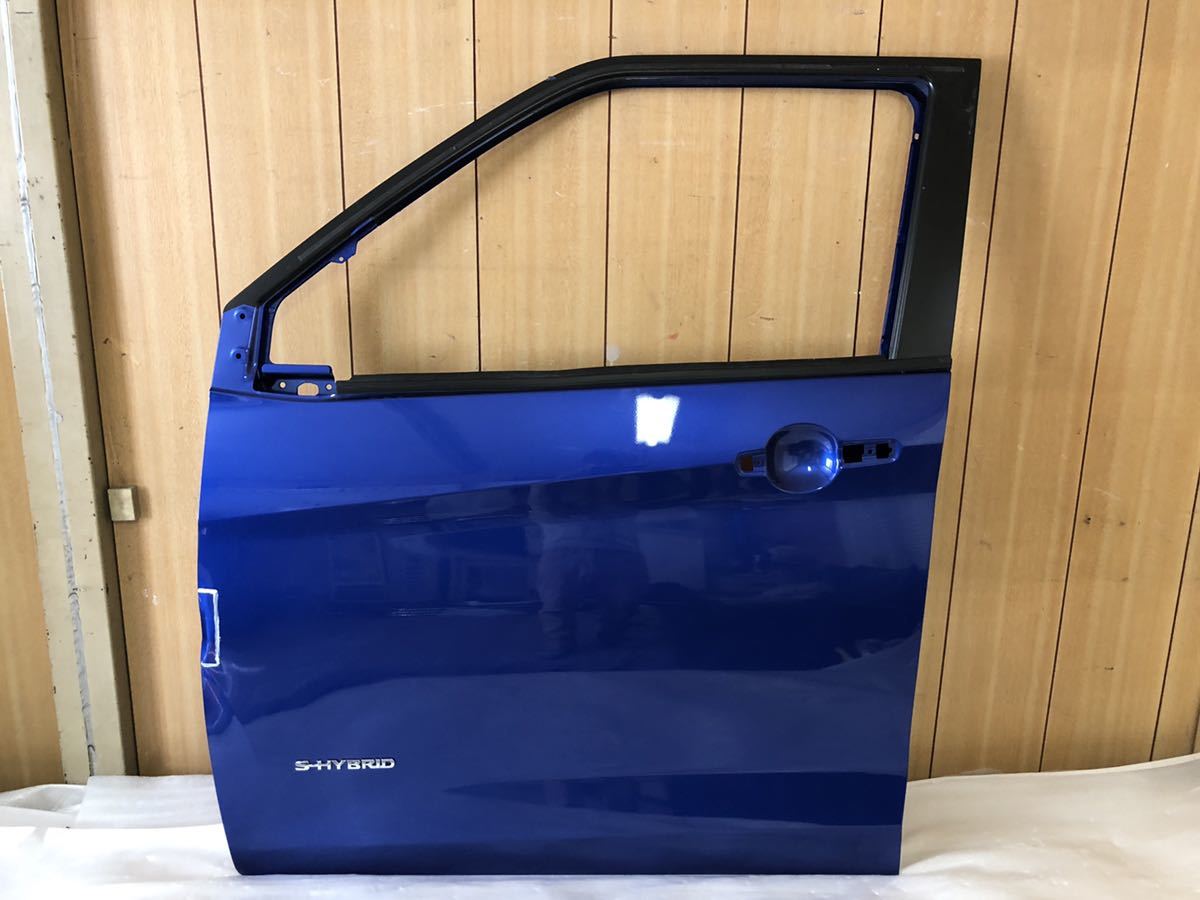 デイズ B43W/B44W/B45W/B46W/B47W/B48W//eKワゴン B33W/B36W/B35W/B38W 純正 左フロントドア ブルーメタリック系 少損!拍卖