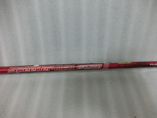 ★テーラーメイドFCTスリーブ付き Speeder 661 EVOLUTION Ⅲ S・中古★Y299拍卖