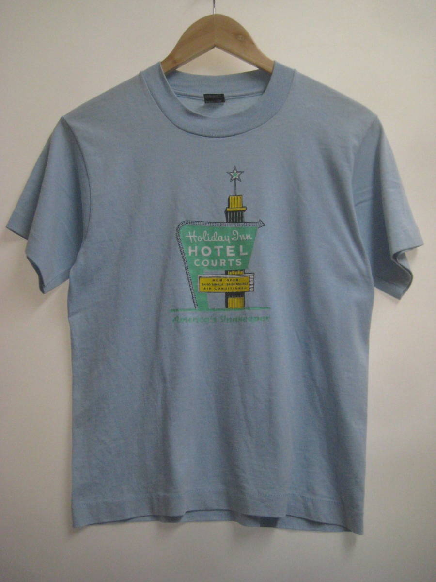 一点物!! BEST FRUIT OF THE LOOM フルーツオブザルーム プリントTシャツ ビンテージ ネオンサイン MADE IN USA サイズ 14-16拍卖