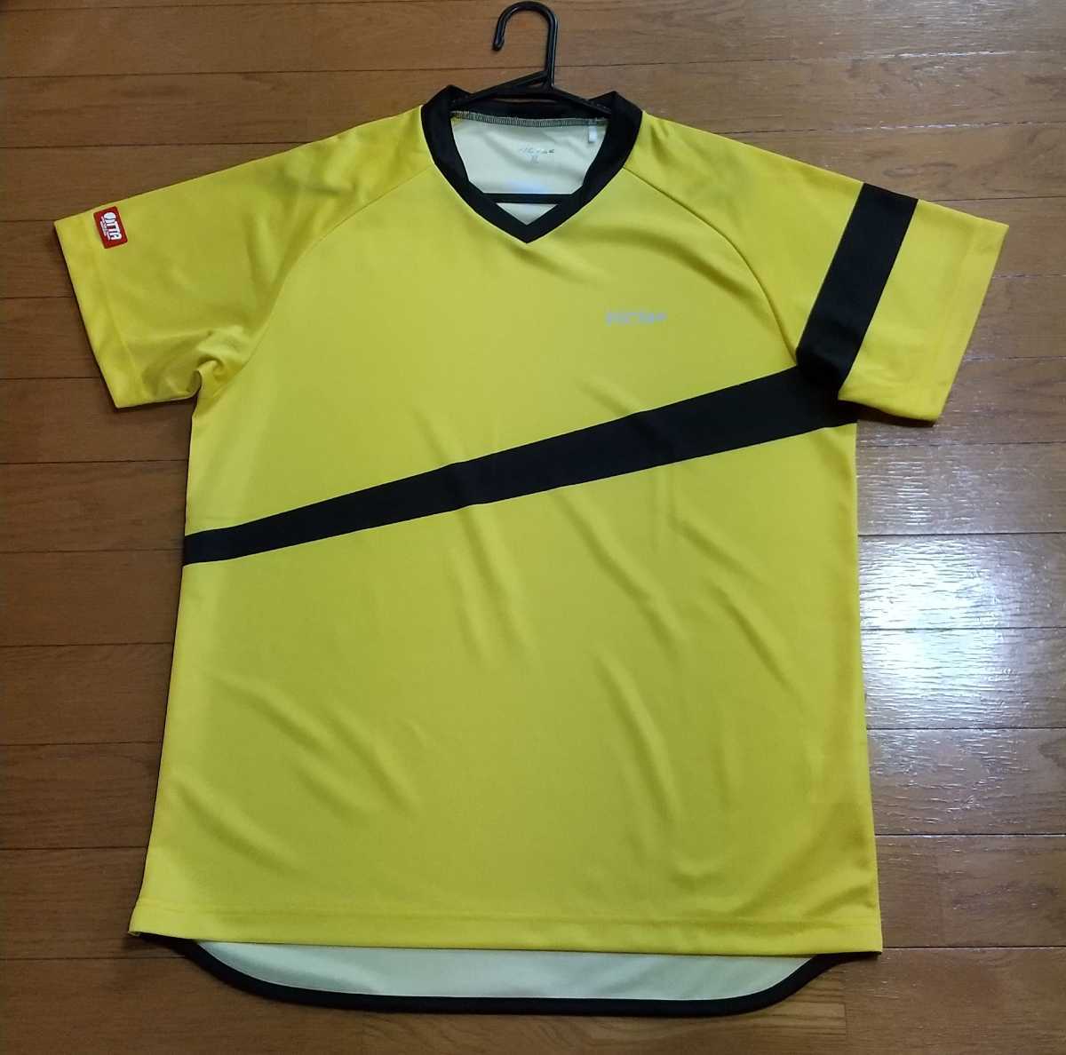卓球ヴィクタスシャツ黄色XL拍卖