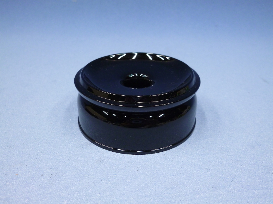 りん台 黒 4個セット 樹脂製 サイズ約直径75×高さ33mm 未使用 仏具拍卖