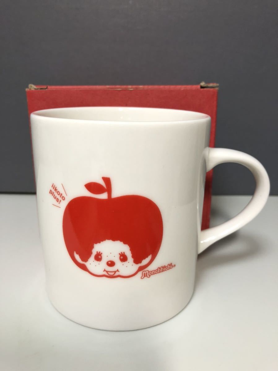 リンゴ モンチッチ マグカップ★セキグチ アピタ ユニー拍卖