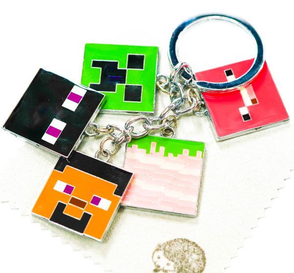 キーホルダー マインクラフト クリーパー アクセサリー 5吊茶土 エンダーマン拍卖