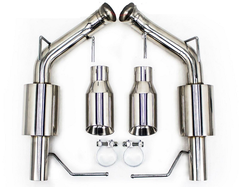 ★ フォード マスタング V8 エンジン GT 5.0L GT500 5.4L ステンレス エキゾースト マフラー 2011-2014拍卖