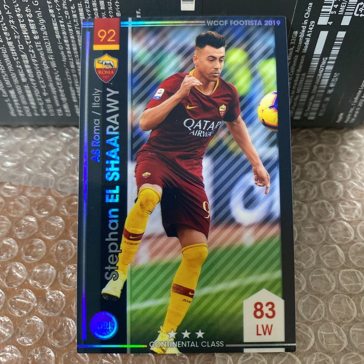 ◆WCCF FOOTISTA 2019 ステファン・エル・シャーラウィ Stephan EL SHAARAWY AS Roma Italy RU前◆拍卖