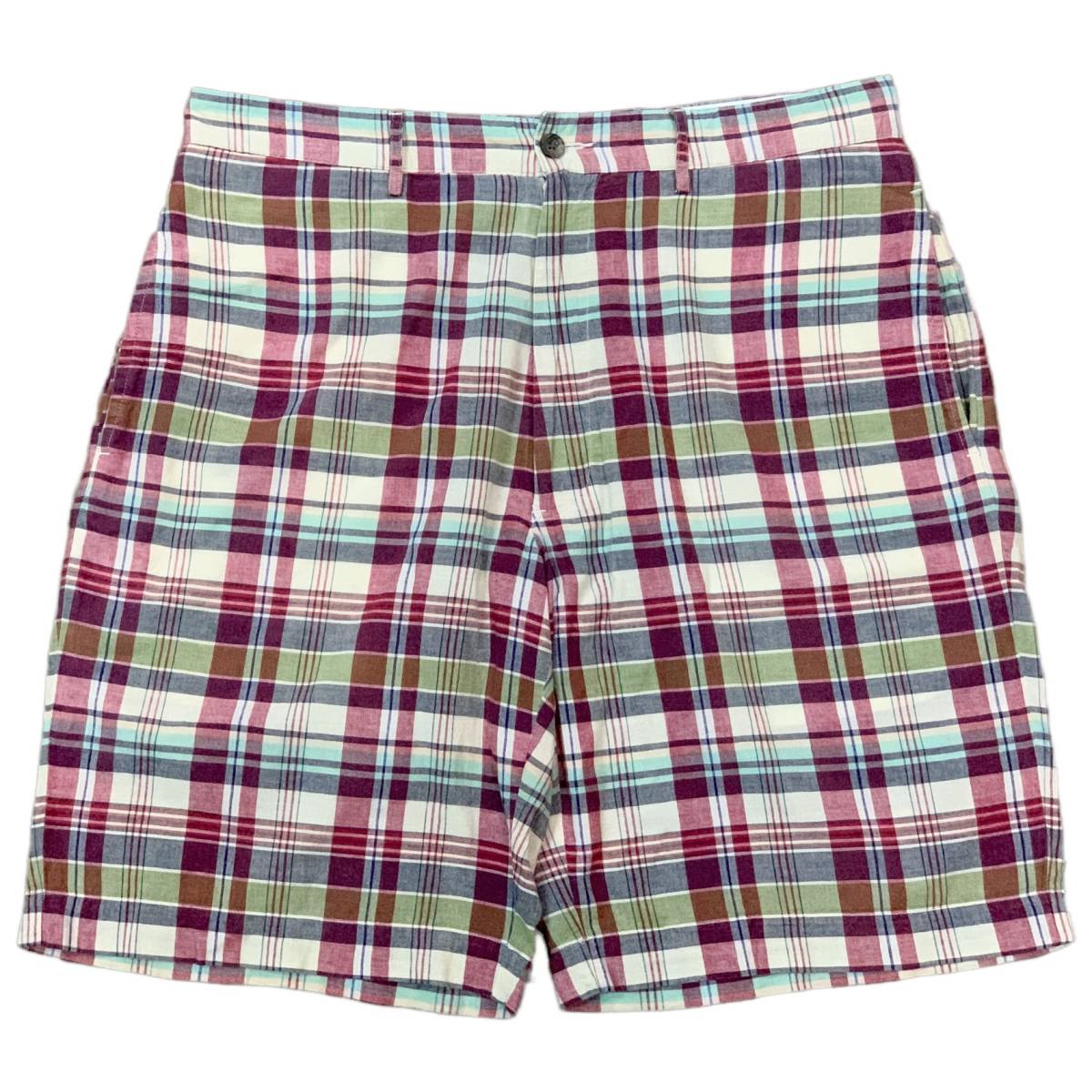 良品、レア! POLO RALPH LAUREN ポロ ラルフローレン マドラスチェックショーツ W32 RRL USA アメリカ パンツ オールド ビンテージ拍卖