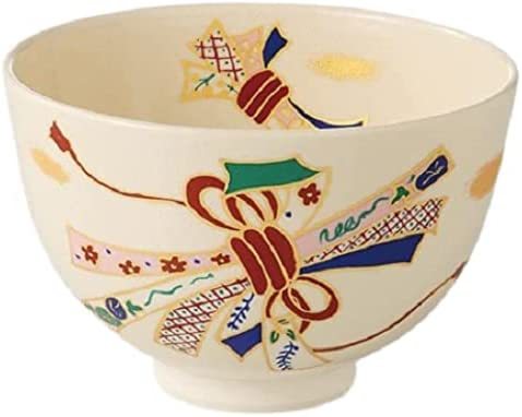 茶道具! ☆仁清・結び抹茶碗☆ V4042-9 新品 美濃焼 茶器 湯呑 抹茶 ギフト拍卖