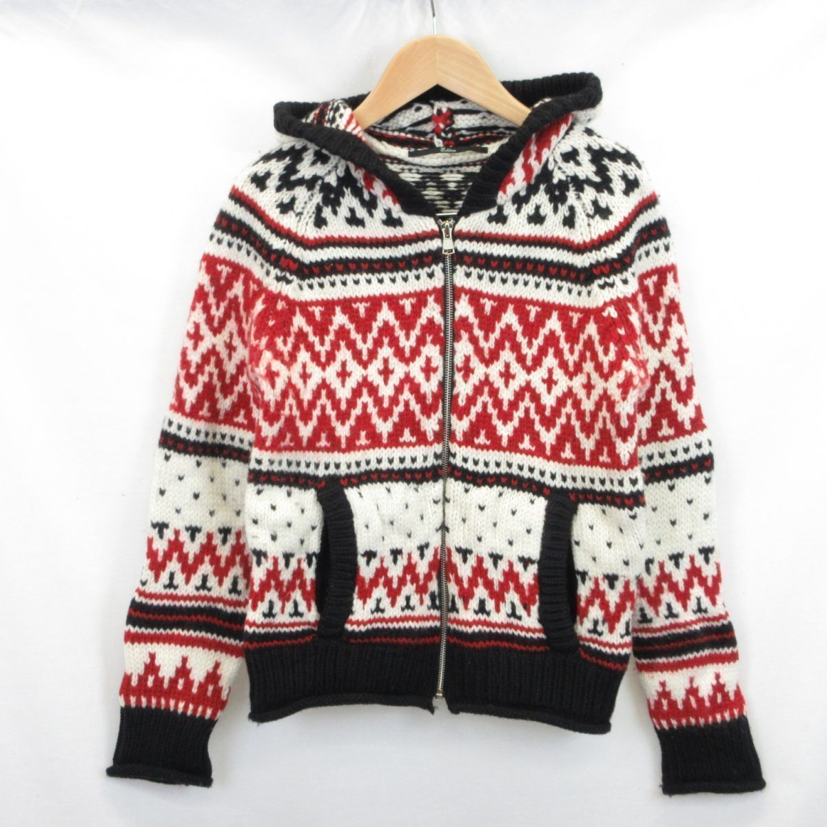 Edition ノルディック柄 ニット パーカ/エディション 0202拍卖