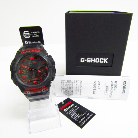 未使用 CASIO G-SHOCK カシオ G-ショック GA-B001G-1AJF Bluetooth対応 アナデジ腕時計 ▼AC23390拍卖