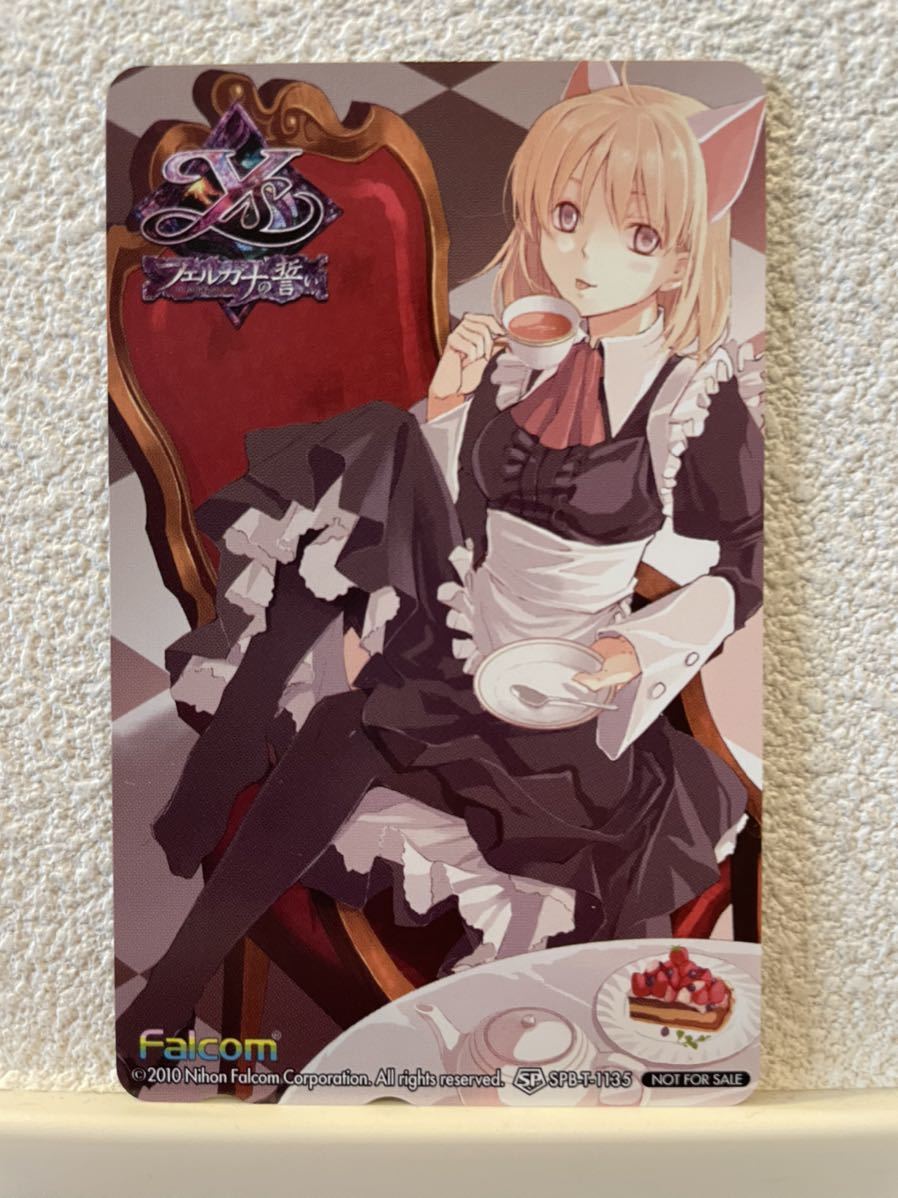 ★未使用★非売品★イース フェルガナの誓い テレカ Falcom ファルコム拍卖