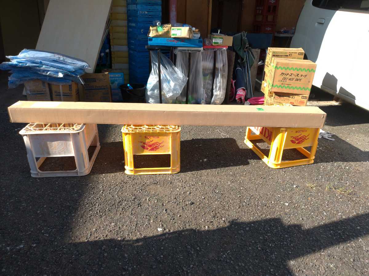 ◆引取限定◆メーカー不明◆木材◆玄関框◆N色◆框◆KMT911-4◆1950*90*120◆◆日曜リサイクル建材倉庫◆熊谷◆拍卖