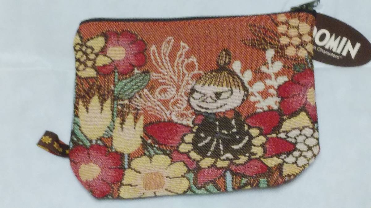ムーミン MOOMIN ゴブラン織りポーチ リトルミイ 「花と一緒に」拍卖