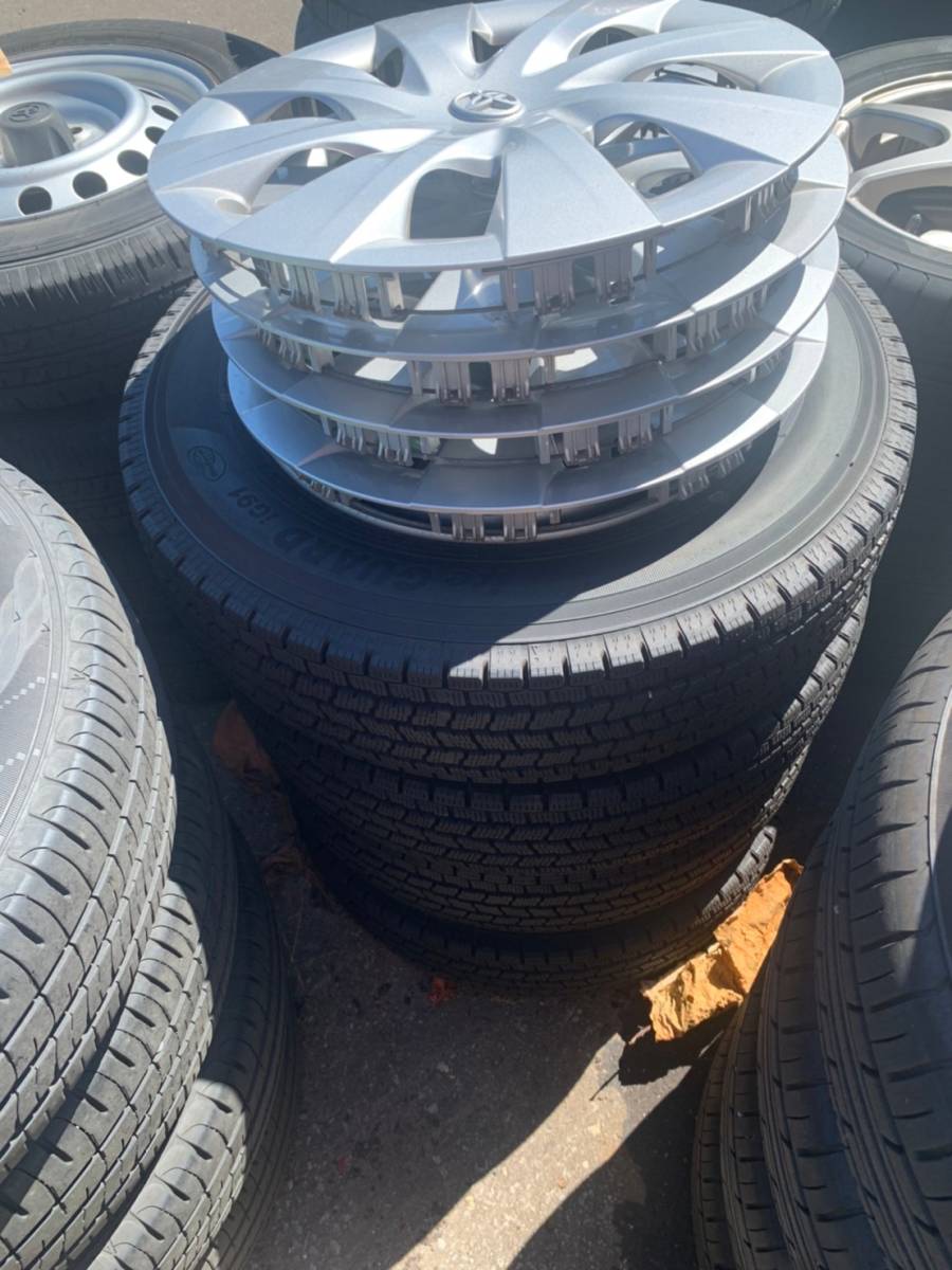 Y732 155/80R14 88/86n lt yokohama ヨコハマ 2018年 PCD100 4H 5J probox succeed プロボックス サクシード 4本セット拍卖