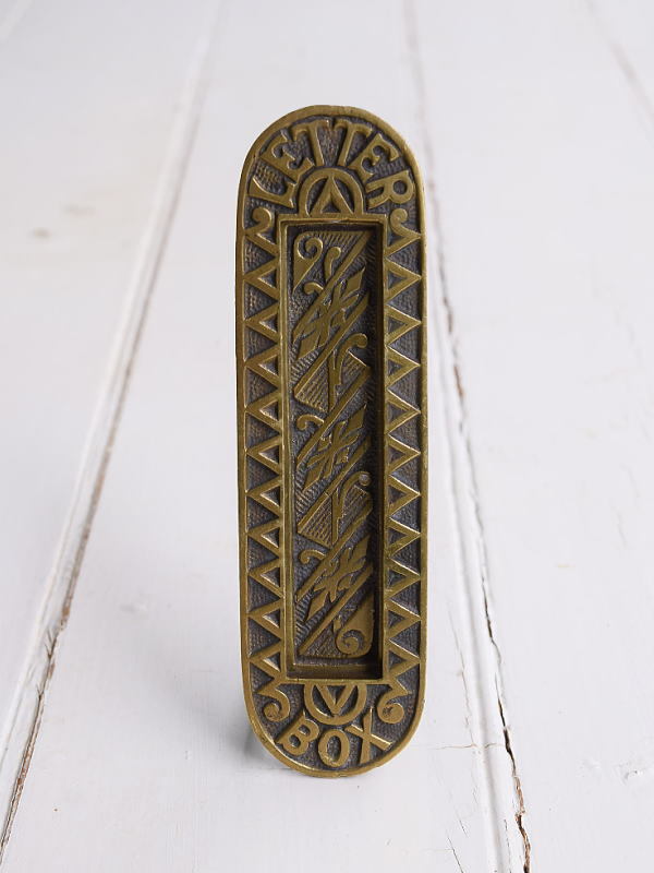 イギリス アンティーク レタースロット 郵便受け 建具金物 11195拍卖