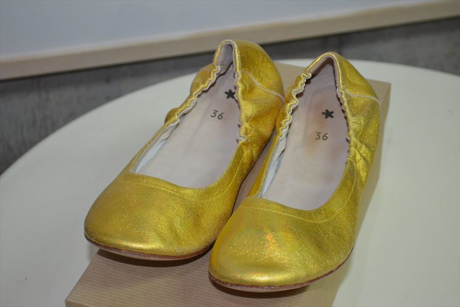 ダニエラ グレジス DANIELA GREGIS レザー フラット バレー シューズ 靴 36 SCA3500 ZOYA ORO D2198拍卖