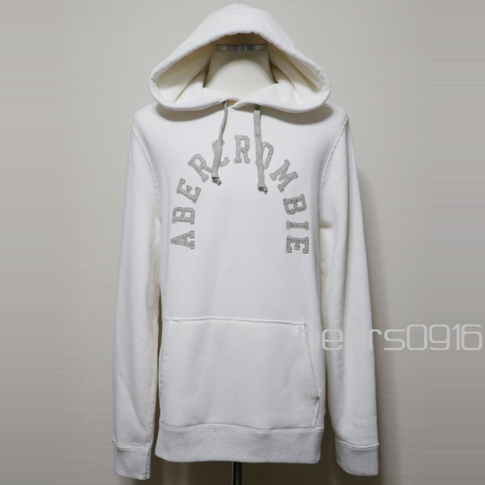 新品本物 Abercrombie&Fitch アバクロ プルオーバーパーカー 生成XL拍卖