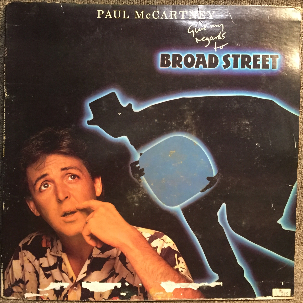 【USオリジナル盤】【即決】【LP】 ポール・マッカートニー ヤァ!ブロード・ストリート PAUL McCARTNEY GIVE MY REGARDS TO BROAD STREET拍卖