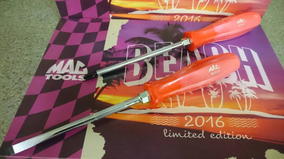 マックツール 限定グリップ ドライバー 2本セット 2016 3番拍卖