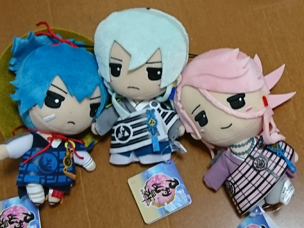 a 刀剣乱舞 ぬいっこぬいぐるみ3 小夜左文字 江雪左文字 宗三左文字 3種セット r拍卖