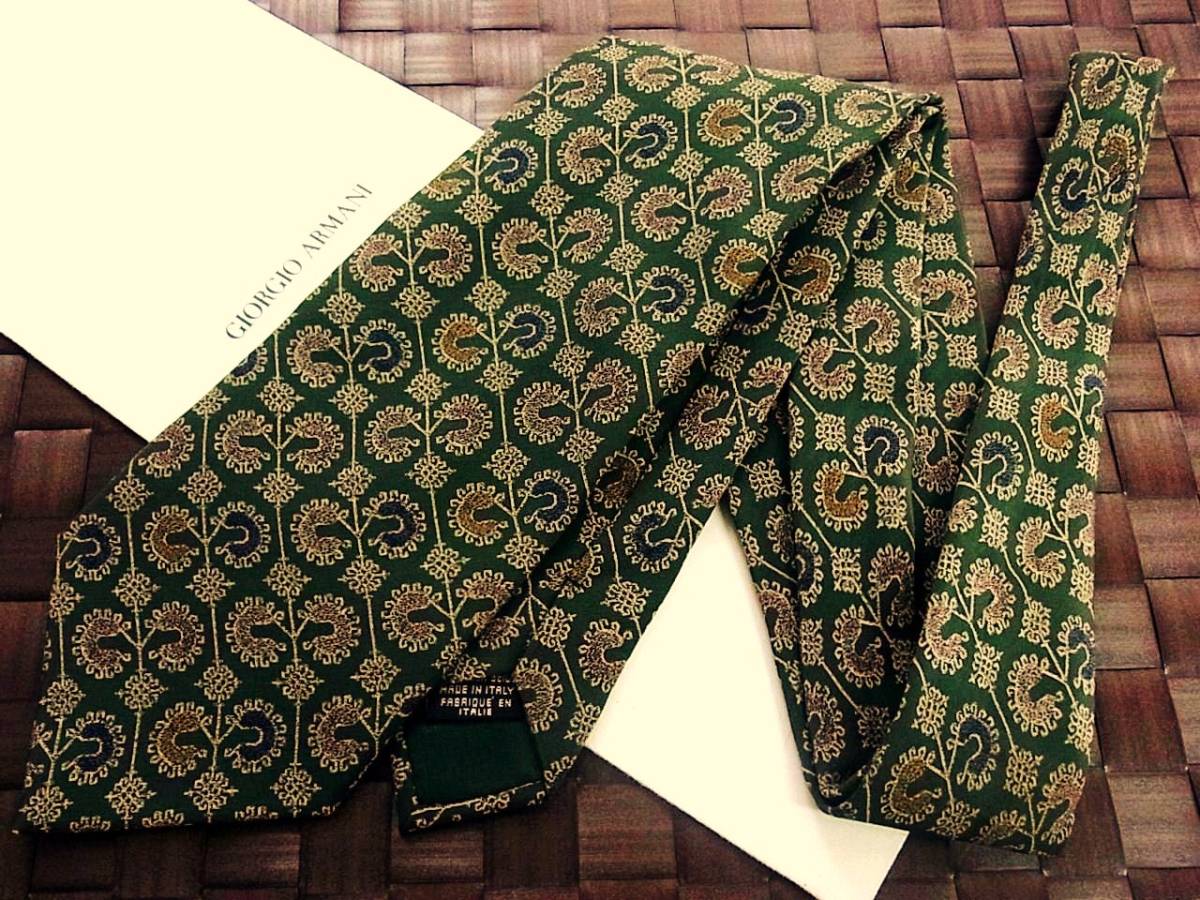 【良品】y7594★ジョルジオ アルマーニのネクタイ★拍卖