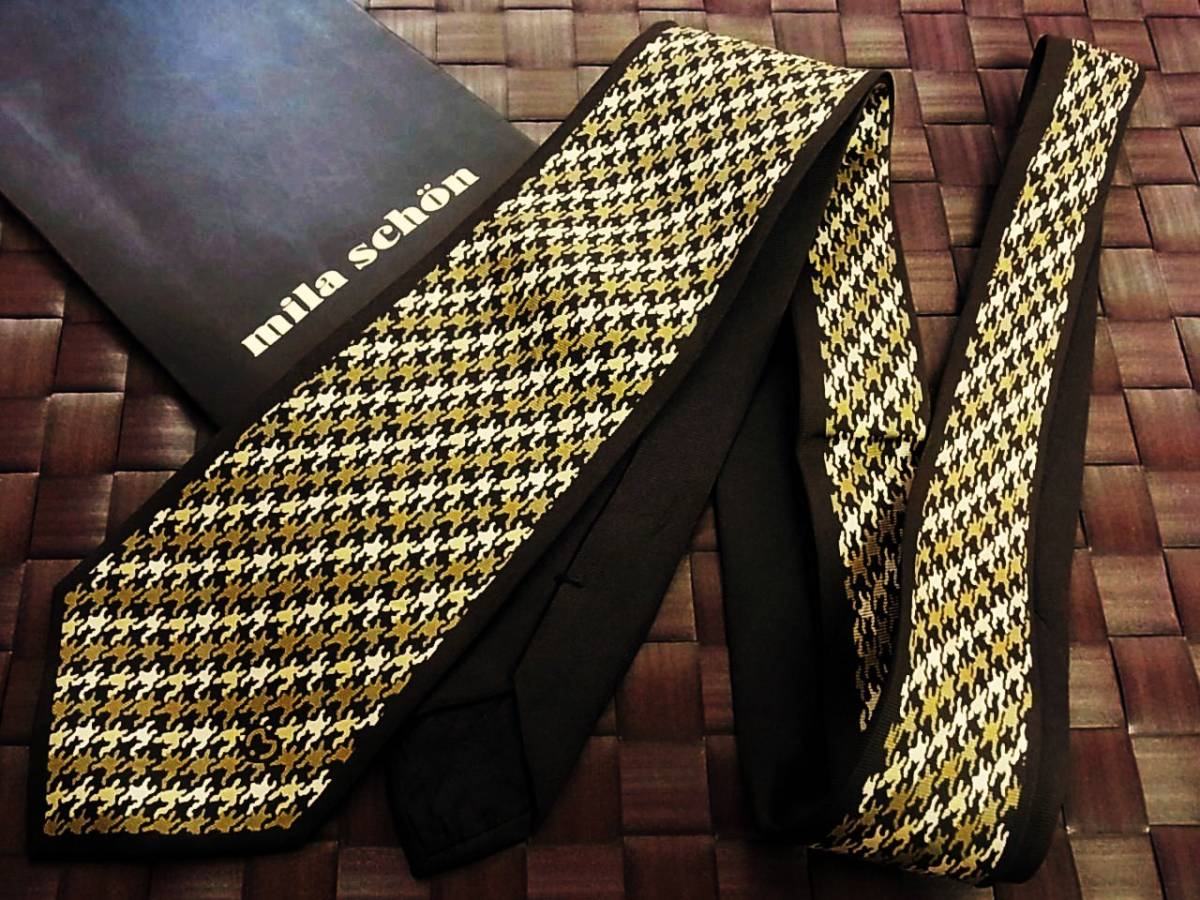 【良品】y7609★ミラショーンのネクタイ★拍卖