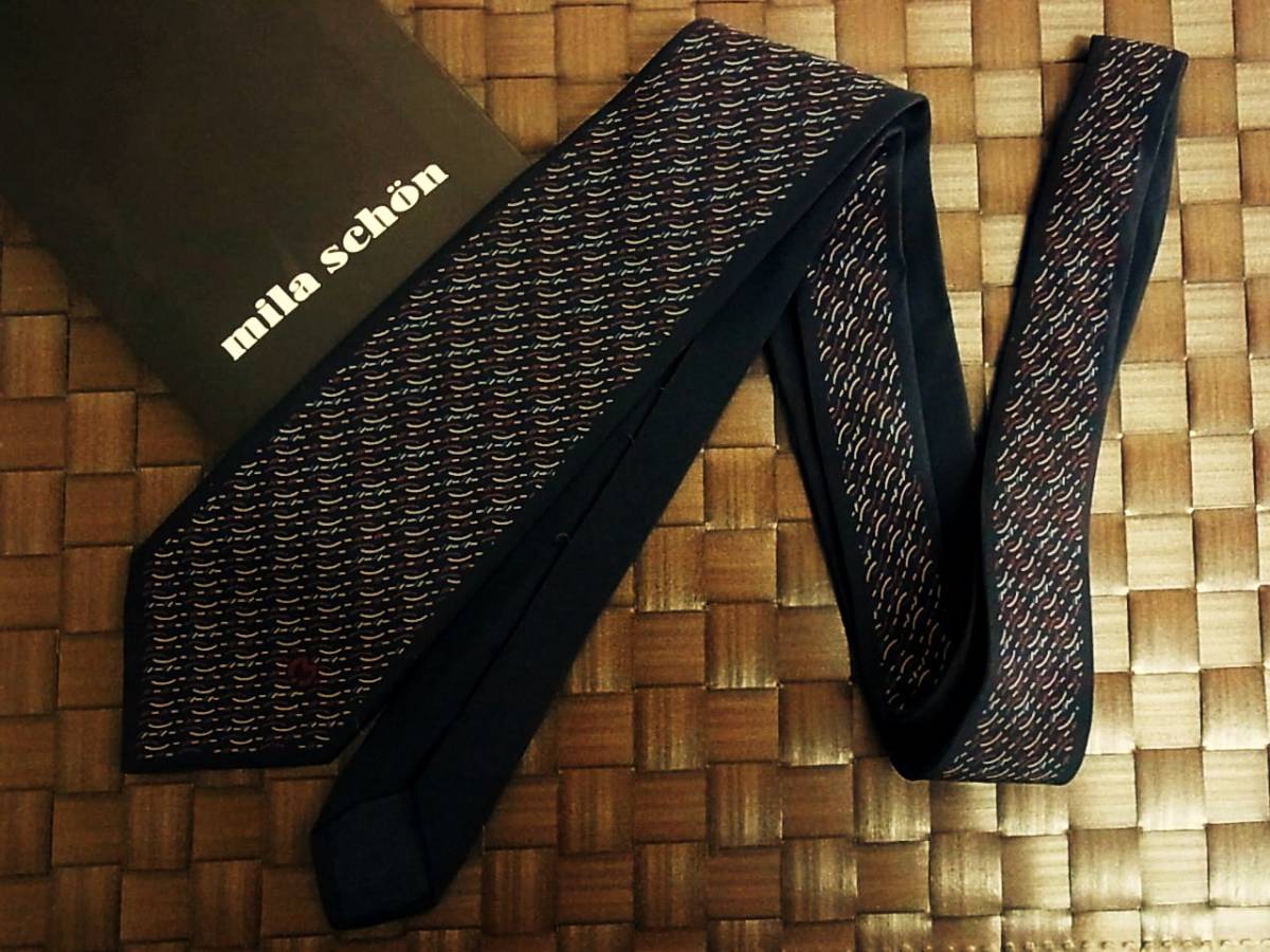 【良品】y7684★ミラショーンのネクタイ★拍卖