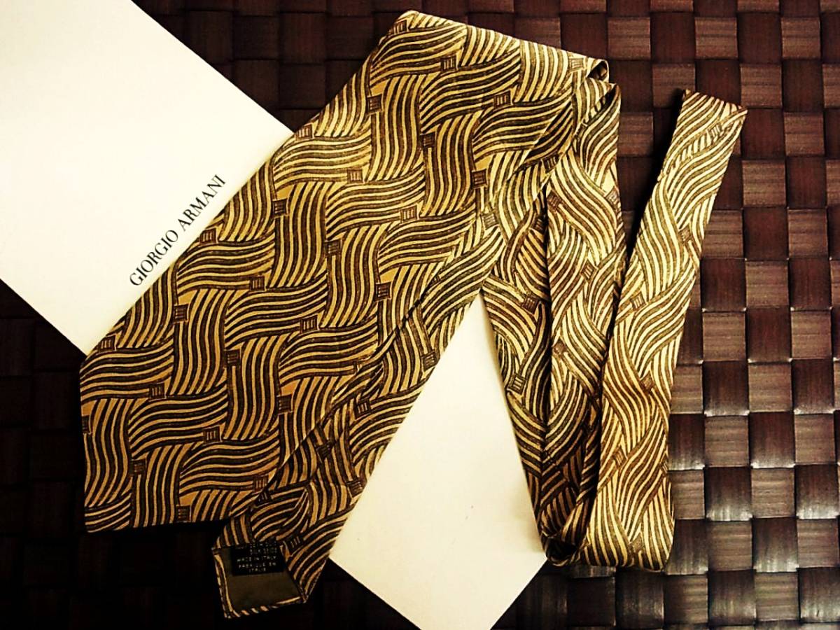 【良品】y7686★ジョルジオ アルマーニのネクタイ★拍卖