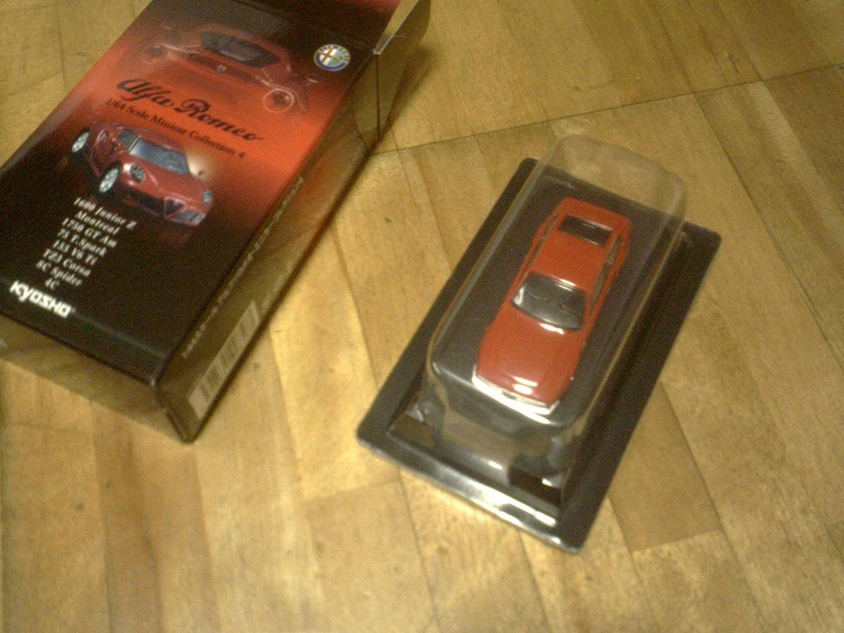 京商 アルファロメオ ミニカー コレクション 4 1/64 サークルK サンクス 限定 ★1600 ジュニア Z レッド 赤拍卖