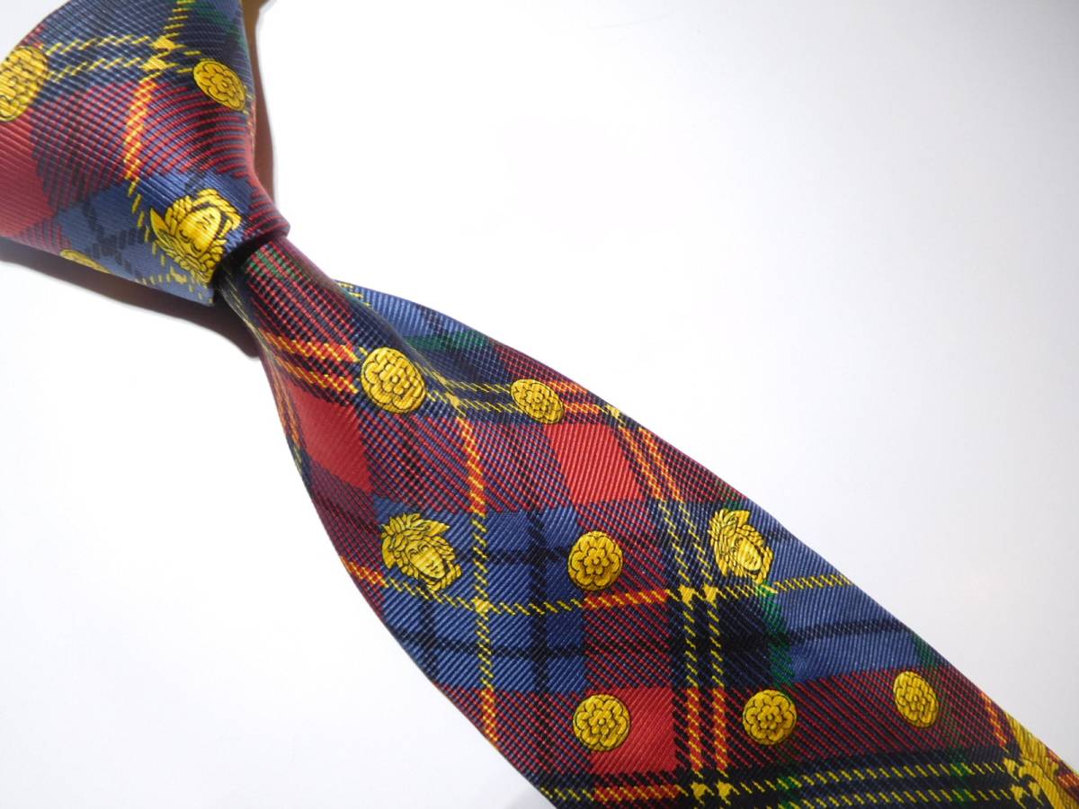 (41) VERSACE ベルサーチ ネクタイ/11/ヴェルサーチ  新品同様品拍卖