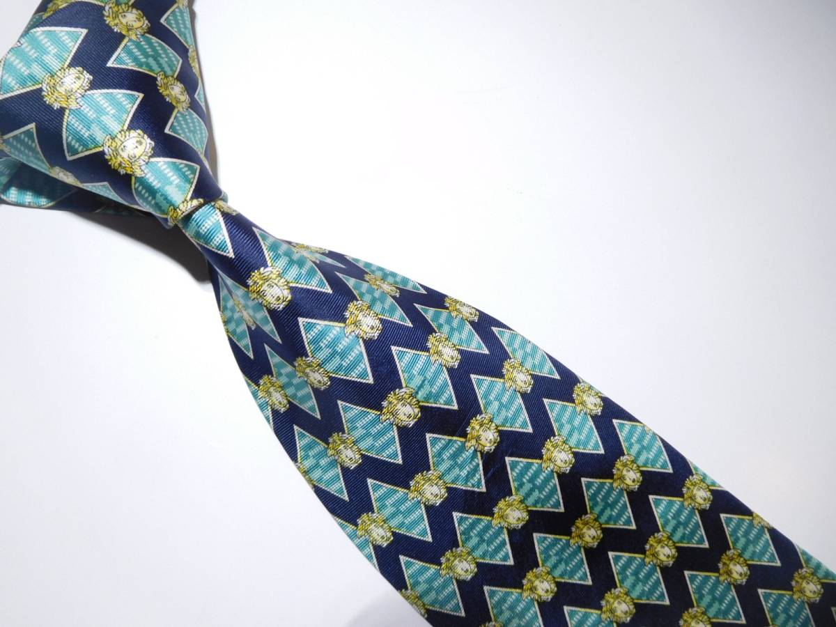 (41) VERSACE ベルサーチ ネクタイ/3/ヴェルサーチ 新品同様品拍卖