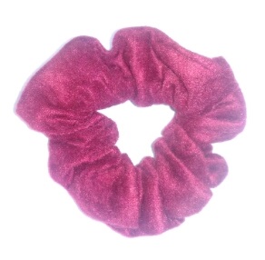 ヘアーアクセサリー シュシュ ベロアのような秋冬用の生地 赤茶色 おしゃれ!新品未使用 拍卖